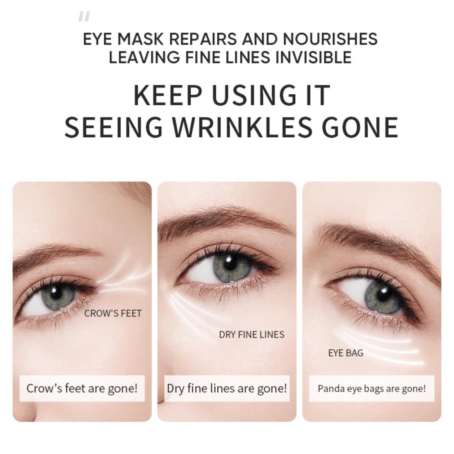 Retinol Under Eye Patches,Anti Wrinkle Eye Mask For Puffy Eyes,Eye Bags Remover For Dark Circles,Collagen Eye Masks,Anti Wrinkle Patches For Miprove Fine Lines,Moisturizing Anti-Aging 60pcs