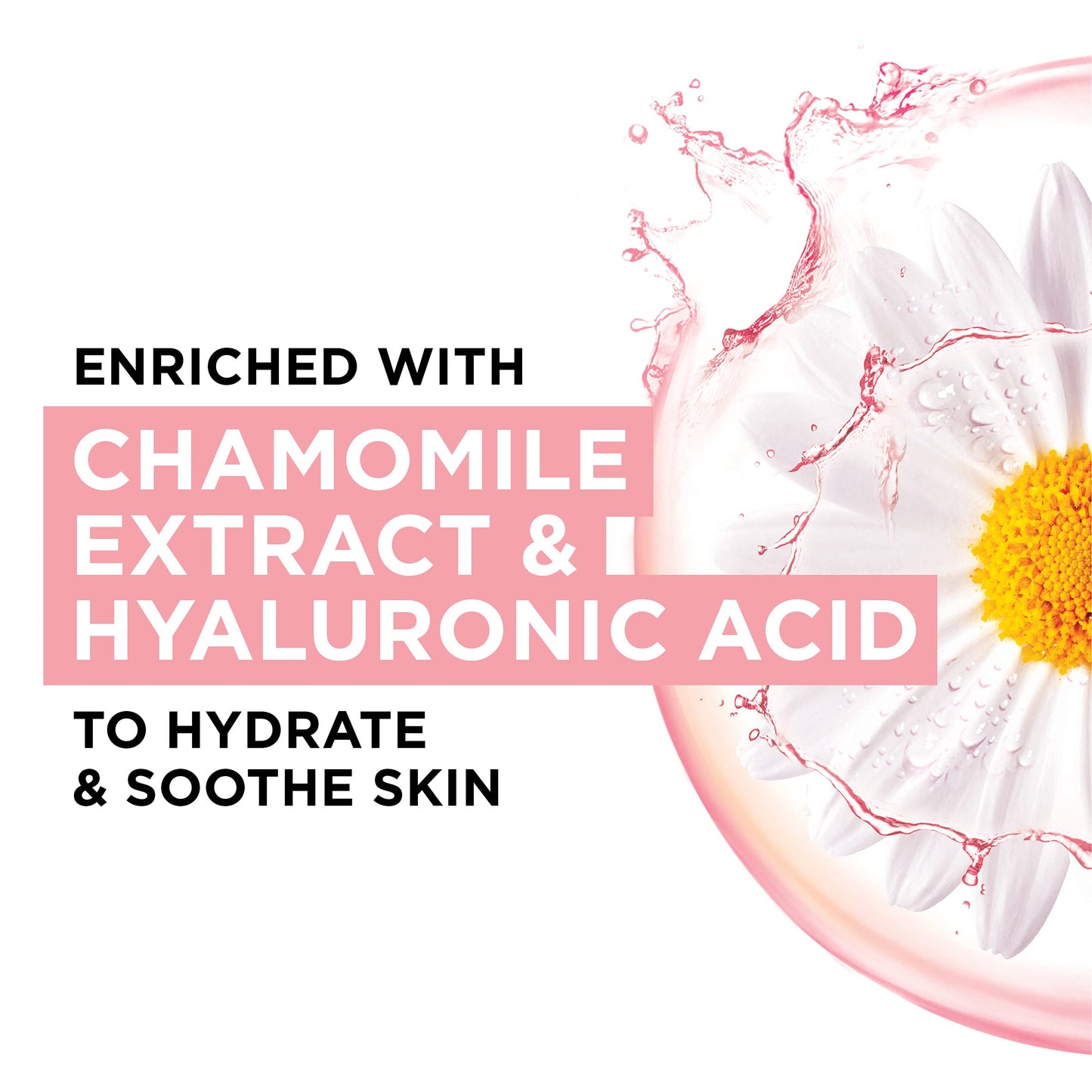 Garnier Moisture Bomb Chamomile and Hyaluronic Acid Sheet Mask, Hydrating & Soothing Face Mask, For Sensitive Skin, Biodegradable and Vegan Tissue, 28 g