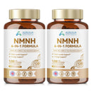 Aoruilia NMNH Supplement 1200mg, 6 in 1 NAD Alternative & Trans-Resveratrol Superior Antioxidant Blend with Max Absorption for NAD+ Booster & Energy Support, 120 Capsules,2 Pack