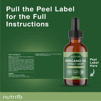 Oregano Oil Drops - 90% Carvacrol | 30ml Bottle - Over 1 Year Supply | Pure Wild Oregano Oil for Immune Support, Digestive Health & Natural Wellness | Pure and Potent Oil of Oregano