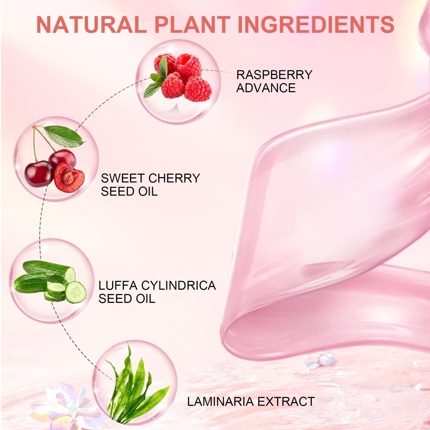 Ceboic Hydrating Lip Glow Oil, Moisturizing Lip Oil, Long Lasting Plumping Lip Gloss Non-Sticky Transparent Toot Lip Balm, Tinted Lip Prevents Lip Lines and Dry Cracked Lips (Raspberry)