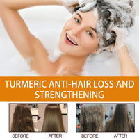 DMQ Turmeric Shampoo Bar,Ginger Hair Regrowth Shampoo Bar with Soap Bag,Natural Solid Shampoo Soap for Strengthen, Volumize & Thicken All Hair Types