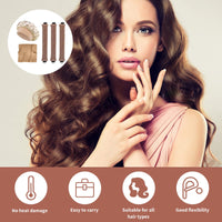 Asheyya 5 Pcs Heatless Blowout Rods Set, Jumbo Flexi Rods for Hair Wrapping and Sleeping at Night