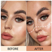 Erinde Freckle Pen Set, Dark Brown Freckles Kit, Natural Lifelike Freckle Makeup Pen, Magic Face Freckle Soft Dot Pen, Quick Dry, Waterproof #2 Pack