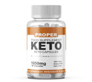 Proper Keto - Natural Weight Management - 60 Capsules - Vegan,Support for Men & Women - 1 Month Supply