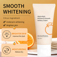 ISBEAUSOLS Kojic Acid Underarm Whi-tening Cream-Skin Lig-htening Cream-Underarm Whi-tening Products with Glutathione & Citrus-Body Moisturiser & Pigmentation Removal-Pigmentation Removal & Moisturisation