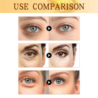 OuXing Caffeine Eye Serum,Under Eye Cream for Dark Circles and Puffy Eyes,Day & Night Eye Cream Anti Aging,Eye Serum with Massage Ball,Dark Circles Under Eye Treatment Women,Firming Ey/e Cre/am