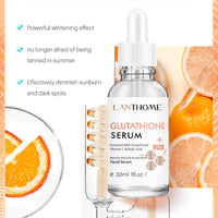 Glutathione Serum with Kojic Acid & Vitamin C - Nicotinamide Serum for Face for Hydrated - Face Serum Reduce Dark Spot Shrink Pores& Improve Skin Tone,(1pcs)