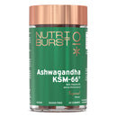 Nutriburst 300mg Ashwagandha + Vitamin B5 & Iodine - Herbal Adaptogen Reduce Tiredness & Fatigue, Supports Mental Performance - Vegan, Sugar Free Supplement - 60 Gummies - 1 Month Supply