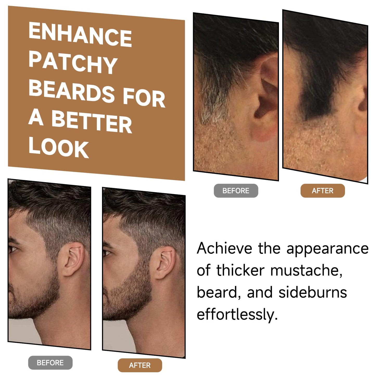 Mifeloy MIFELOY Root Cover Up Powder, Touch Up Hair Color for Grey, Roots Concealer for Beard Line Eyebrow, Instantly Coverage Dye for Thinning Grays Hairline, Shadow Conceals Hair Loss, Auburn