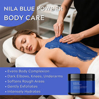 Blue Nila Powder100g, Indigo Powder for Hair, Natural Moroccan Face & Hair Care Powder for Hydrating & Soothing, Brightening Dark Elbows, Knees, Underarms, Nila Face Masks Skincare