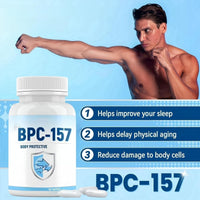 Ruojiar 2*60 Pcs BPC 157 Pep/Tide Ca/psules for Adult,Multivit/amin Tablets for Men,Muscle&Workout Reco/very,Multi Vit/amins for Men,Energy Vitamins for Tiredness,Replenish Energy and Vitamin,Gentle Body Care