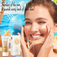 RUICHING Sun Cream SPF 50/PA+++, Lightweight Face Sunscreen, UVA/UVB Protection Sun Lotion Body Sunscreen, Breathable Film-Forming Moisturising Suncream for Daily Use, Travel, Beach