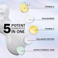 Olay Power of Smoothness: Super Serum, Vitamin C Serum for Face, with Niacinamide, Collagen Peptide 30ml + Retinol 24 Night Cream Face Moisturiser 50ml, Anti-Ageing, Brightening and Overnight Renewal