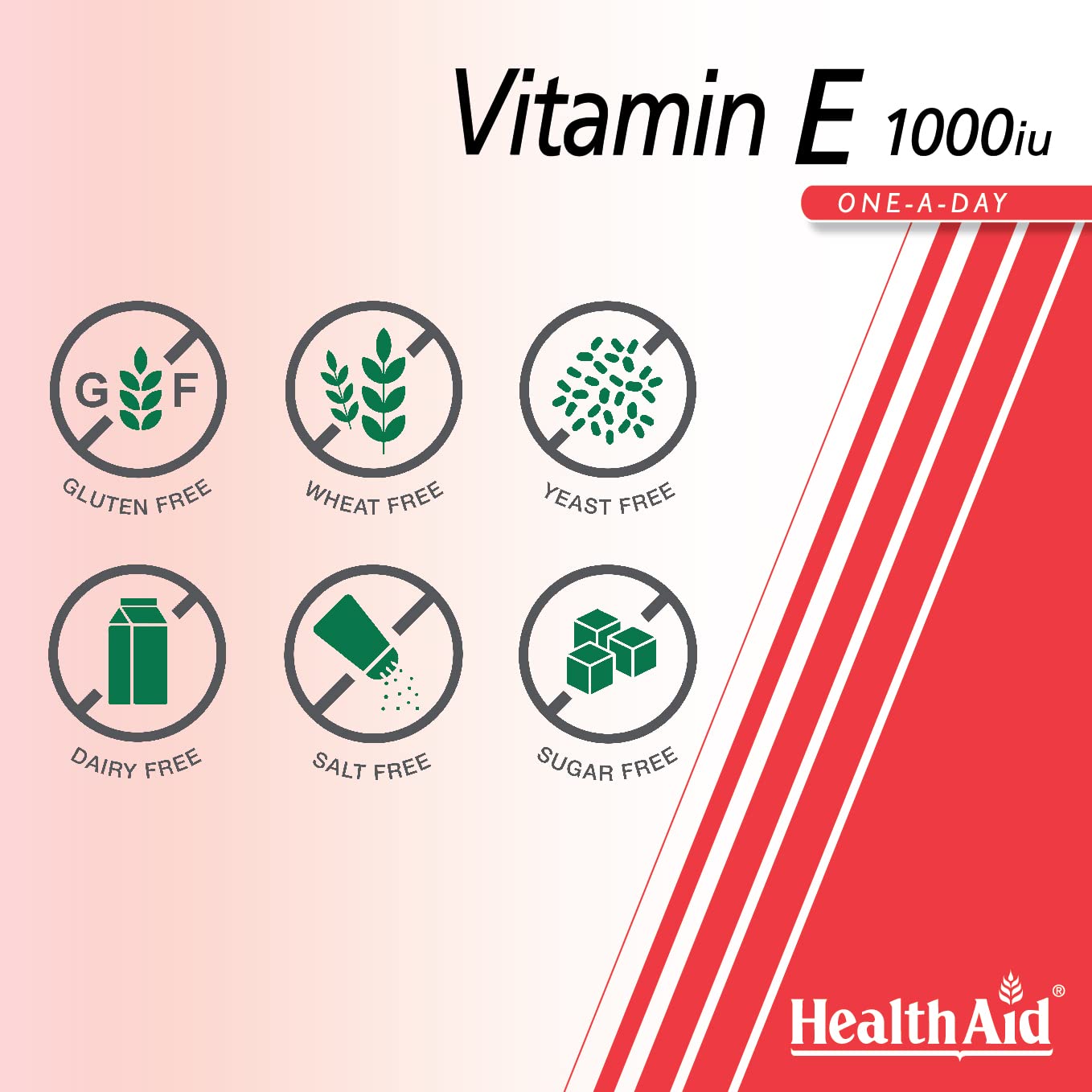 HealthAid Vitamin E 1000iu - 60 Capsules