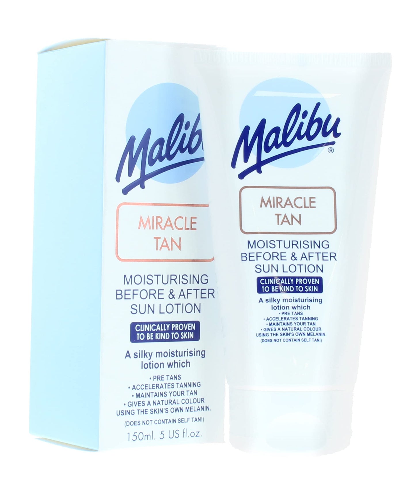 Malibu Sun Miracle Tan, Before and After Sun Lotion, Moisturising, 150ml