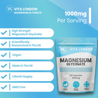 VL Vita London Sleep Supplement Vitamin Bundle 3 Pack | Ashwagandha KSM 66, Magnesium Glycinate & Turmeric | High Strength, Vegan, Made in The UK