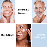 GNAUMORE Hyaluronic Acid Intensive Cream,Anti Aging Face Cream with Hyaluronic Acid and Snail Extract,Skincare Moisturiser Long-lasting Hydration,Anti Aging Face Cream Hyaluronic Acid Moisturiser 100g