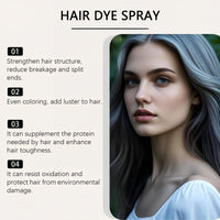 Jinjiar 2 in 1 Natural Essence Extract Silver Hair Dye,Silve-r Metallic Hai-r Dye,Silver Gray Natural Ha-ir D-ye Cream,Nice and Easy H-air Dy-e,Silv-er Hair Toner,Hair Color for Women,Hair Lightener(Silv-er)