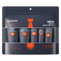 Skin Care Sets & Kits for Men - Men's Skincare Kit - Hyaluronic Acid Skincare Gift Set with Cleanser-Face Scrub-Day&Night Cream-Eye Cream- Mens Gifts - Anti-Aging Daily Skin Care