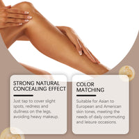 SingHao Leg Make up Cream Full Coverage Waterproof No Transfer,Full Coverage Body Concealer,Moisturiser Concealer for Legs,Waterproof Body Makeup,Long lasting,Moisturizing and hydrating(Bronze Color)