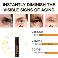 IZBEAUVO Caffeine Eye Cream,Hydra energetic Men Eye Cream Roller,Under Eye Roller for Dark Circles Lines&Puffiness,Eye Bags Remover Anti Age - instant eye tightener - Hydrating Relax Eyes Fatigue