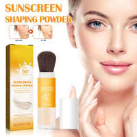 DMQ SPF50+ Matte Face Powder,Portable Translucent Face Powder With Soft Brush,Powder Sunscreen,Natural Setting Powder,Long Wearing Translucent Setting Powder,Face Powder Loose,Oil-Control & Sunscreen