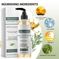 Collagen Lifting & Firming Body Oil, Deeply Moisturizing Skincare for Tightening, Perfect for Massage & Hydration, Fight Against Fine Lines on the Skin for Women