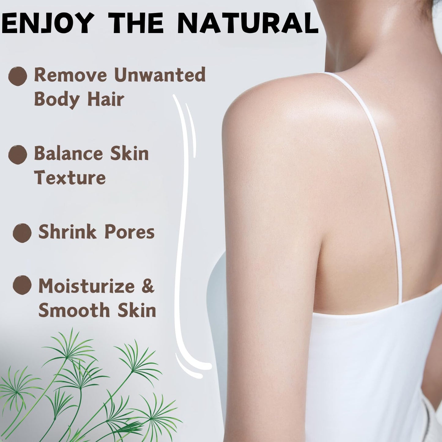 Cyperus Rotundus Oil, Natural Cyprus Rotundus Oil for Hair Removal, Hair Growth Inhibitor & Hydrating Body Oils for Smooth Skin, Reduce Unwanted Body Hair, Cyperus Oils for Face & Body, 60ml