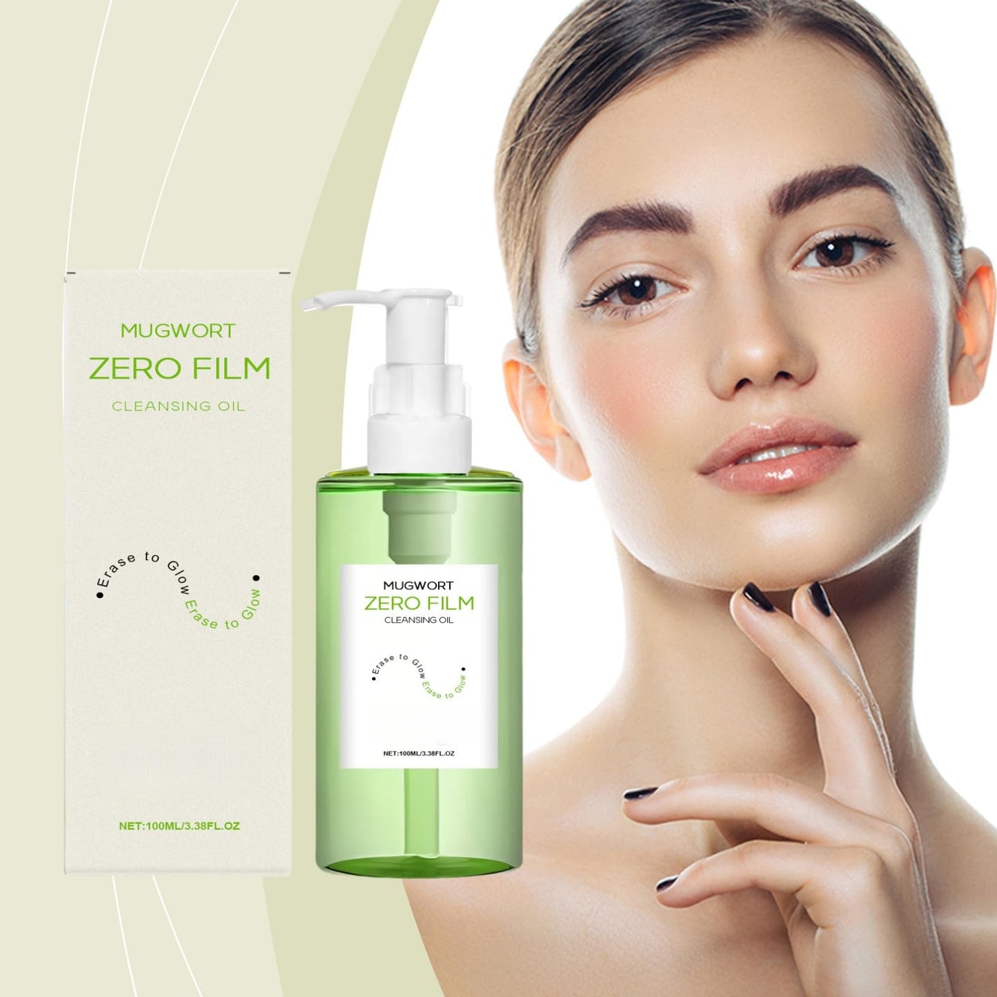 Xinyig 100ml Zero Film Cleansing Oil,Deep Cleansing Oil for Face,Natural Facial Oil Cleanser,Korean Double Cleaning for A Clear, Natural Complexion,Moisturizing Oil Cleanser,Light Cleansingoil for Women