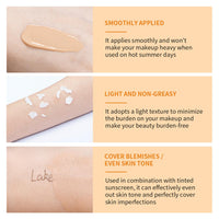 ISBEAUSOLS VC Tinted Sunscreen for Face - Factor 40 Sun Cream - Natural Skin Color & Non-Greasy SPF 40 Face Moisturiser - Suncream with Vitamin C & E - 40ML Lightweight Daily Protection for Women