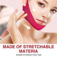 COWANIEE 5 Pcs Chin Lift Mask, Double Chin Lifting Mask for Women