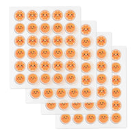 AUSLKA Pimple Patches Hydrocolloid Patches, Orange Shape Pimple Patches for Face, Zit Patches Contain Vitamin C, Cute Blemish Patches for Women, 120 Patches Cover Spot in Skin