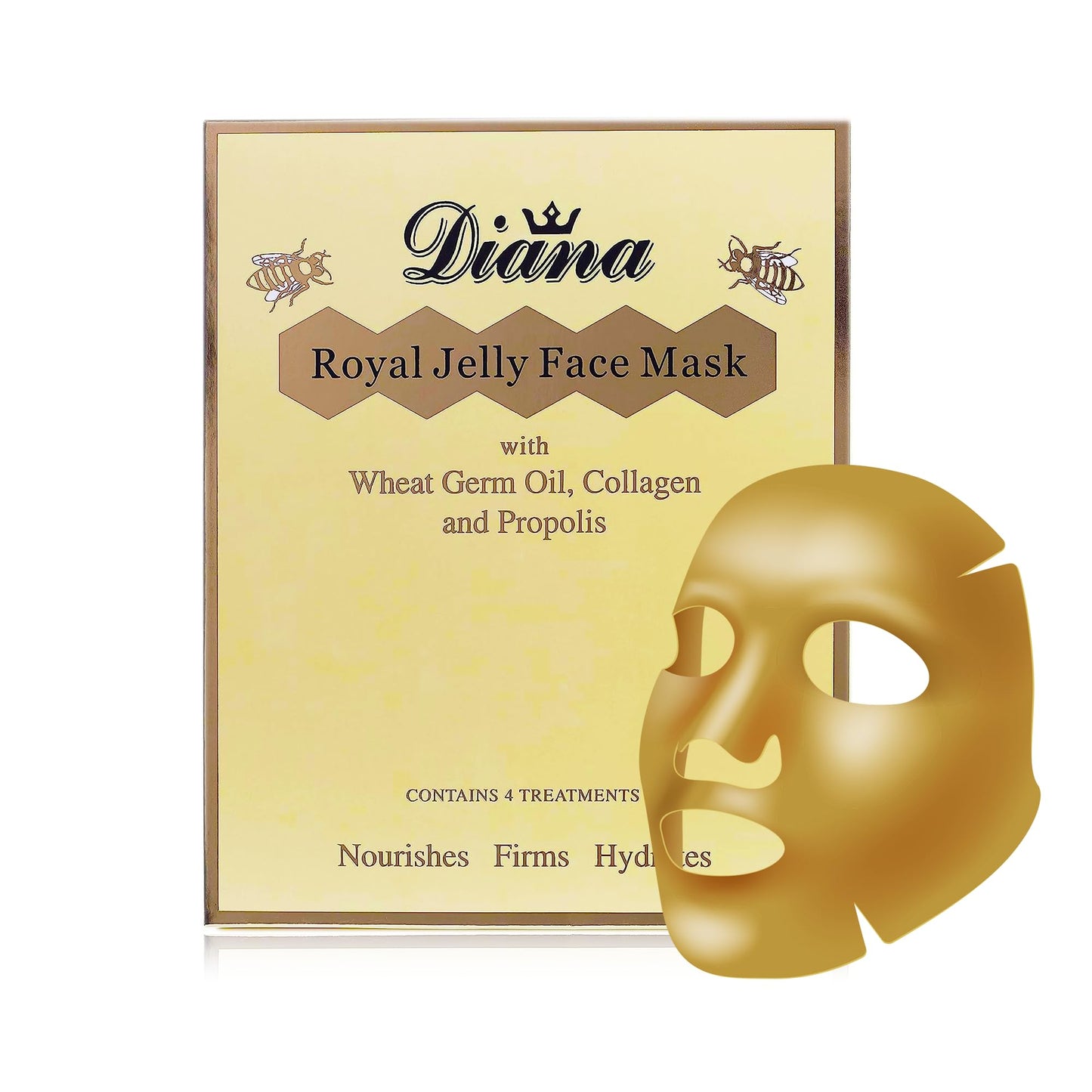 Diana Organic Royal Jelly and Collagen Face Mask (4 Treatments)