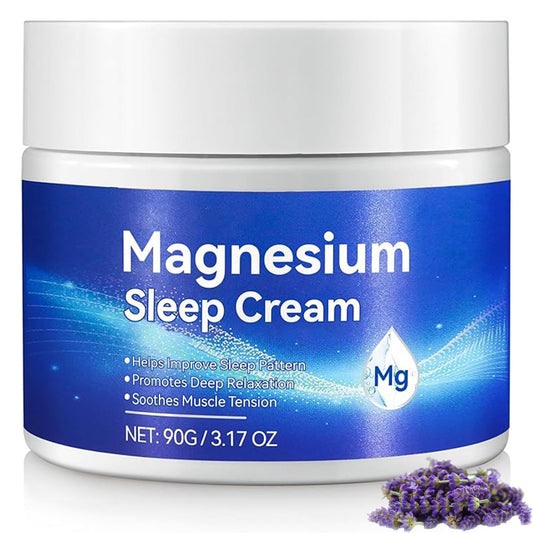 Magnesium Cream for Sleep & Muscle Relaxation, Skin Calming Moisturizing Butter with Magnesium, Sleep Support & Muscle Relaxation