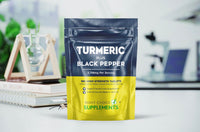 Turmeric Tablets 3200mg with Black Pepper | 180 High Strength Curcumin Supplements | Turmeric and Black Pepper Tablets (Not Turmeric Capsules or Powder) | Vegan and Gluten Free | UK Made