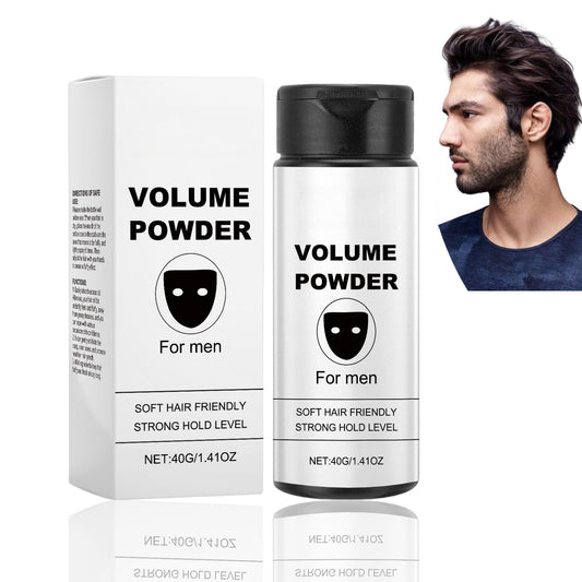 QinZiEn Volume Powder for Men,Texture Powder for Men,Instantly Hair Styling Powder,Fluffy Hair,Mens Long Hair Styling Products,Oil-Control Texturising Powder,Hair Powder Me/n Styling,Mens Hair Products