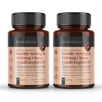 Double Strength Cissus Quadrangularis 1000mg x 360 Veggie Capsules (2 Bottles of 180 Caps) - 1 Years Supply!