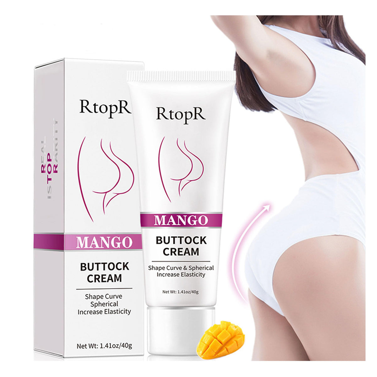 Grospe 1PC Sexy Hip Buttock Enlargement Cream Lift Up Buttock Enhancement Massage Cream Hip Lift Up Butt Firm Skin Enlargement