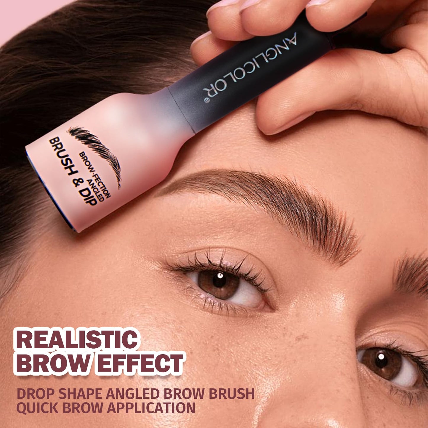 Anglicolor Brow Fection Angled Brush,Microblading Eyebrow Pen,Natural Brows Eyebrow Pencil,Easy To Color,Long Lasting,Quick Drying,Natural Shaping Outlining Filling Eyebrow Makeup (05#Espresso)