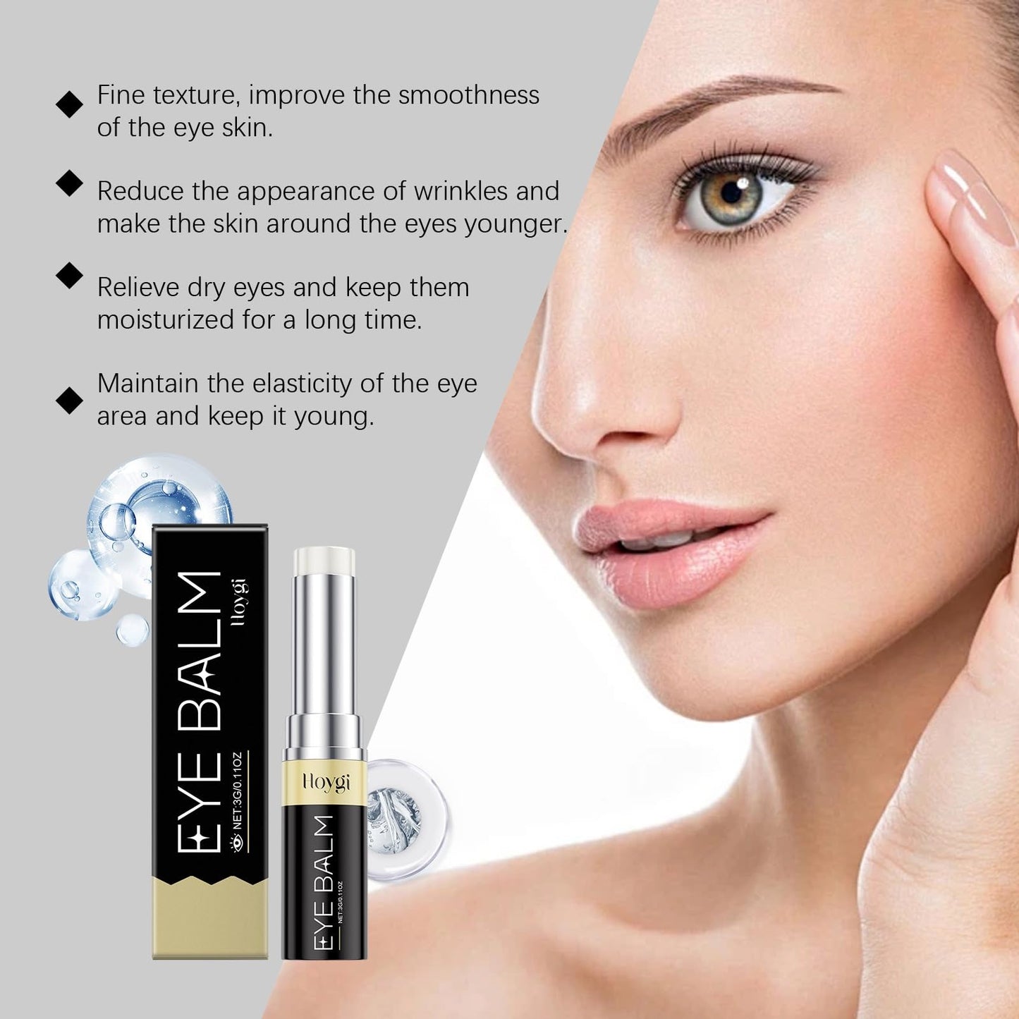 Lumibalm Stick for Under Eye Bags,Lumibalm Erases Eye Bags Within Minutes, Lumibalm Eye Bags Serum, Anti Aging Eye Cream Stick