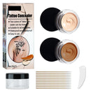 Nadiaen Tattoo Cover up Makeup Waterproof & Sweatproof Tattoo Concealer Full Coverage Body Concealer Hidden Spot Birthmarks Scars for Men and Women