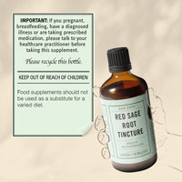 Napiers Red Sage Tincture (Salvia miltiorrhiza) - Herbal Supplement - 1:3 45% - 250 ML