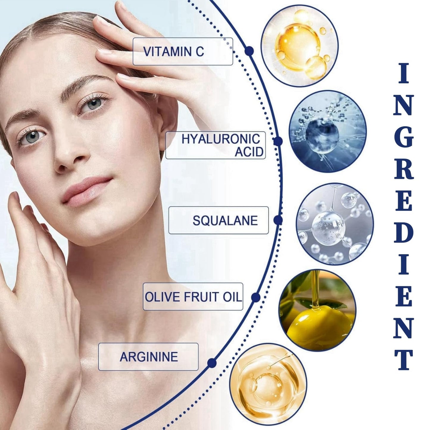 Yoowan Anti Wrinkle Filler Serum For Face,Deep Wrin-kle Filler,Skin Whitening Se-rum,Instant F-ace Tightening Cream,Collagen Creams For Women,Anti Wrin-kle Cream With Hyaluronic Acid&Collagen,Serum Collagen