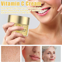 Deep Vita C Capsule Cream, Deep Vitamin C Golden Capsule Face Moisturizer, Vita C Golden Capsules Face Moisturizer with Collagen & 5% Niacinamide - Anti Wrinkles - Hydrating Skin Care (50G/1.76 OZ)