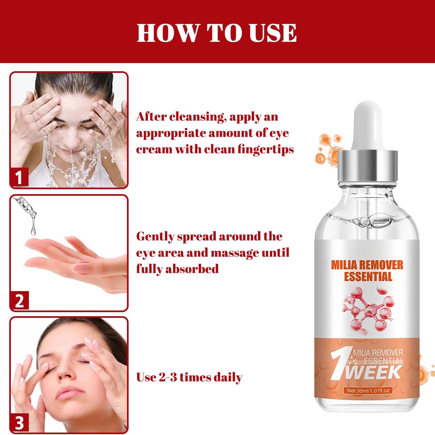 Generic Dark Spot Glow Serum Milia Remover with Natural Plant Extracts for Fast Absorption & Smooth Skin, Reduces Milia & Dark Spots, Improves Skin Texture & Glow for Women & Men (Serum for Face)