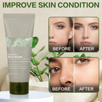 SingHao Recovery Mud Mask,Recovery Face Mask for Sensitive Skin,Recovery Mud Clay Face Mask,Mu/dMask Nourishing Re/lief,Re/lief MudM/ask for Face,Facial Mask for Deeply Cleansing,Re/lief Night Wrapping Cream