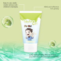 NatrLuxe Kids Styling Gel 100g - Medium-Strong Hold Hair Gel - Long Lasting Fruit Fragrance - For All Hair Styles 3.53oz