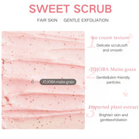 IZBEAUVO Face Scrub with Retinol and Vitamin E - Exfoliating Face Wash Scrub, Face Exfoliator, Face Scrub for Women, Gentle Facial Scrub Cleanser for Peeling Brightening, Blackheads & Acne, Hydrating Skin