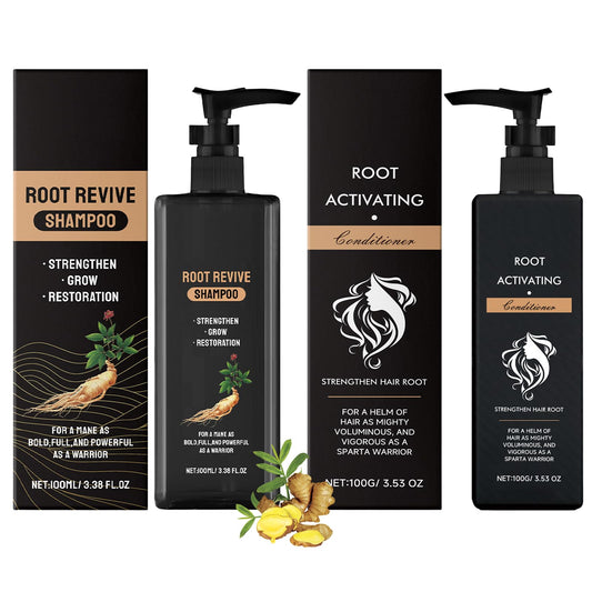 Neyeau Hair Loss Shampoo,Natural Mane Root Activator Shampoo for Men,Nourishing,Repair,Smooth and Strengthen Hair,Unisex,with 1 Nourishing Conditioner